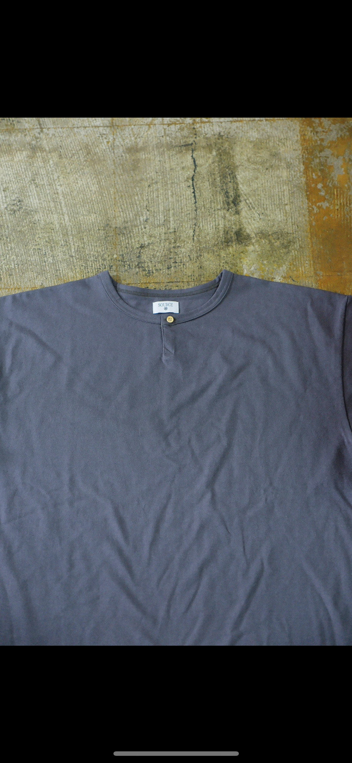 DARU HENRY NECK S/S T - C.GRAY