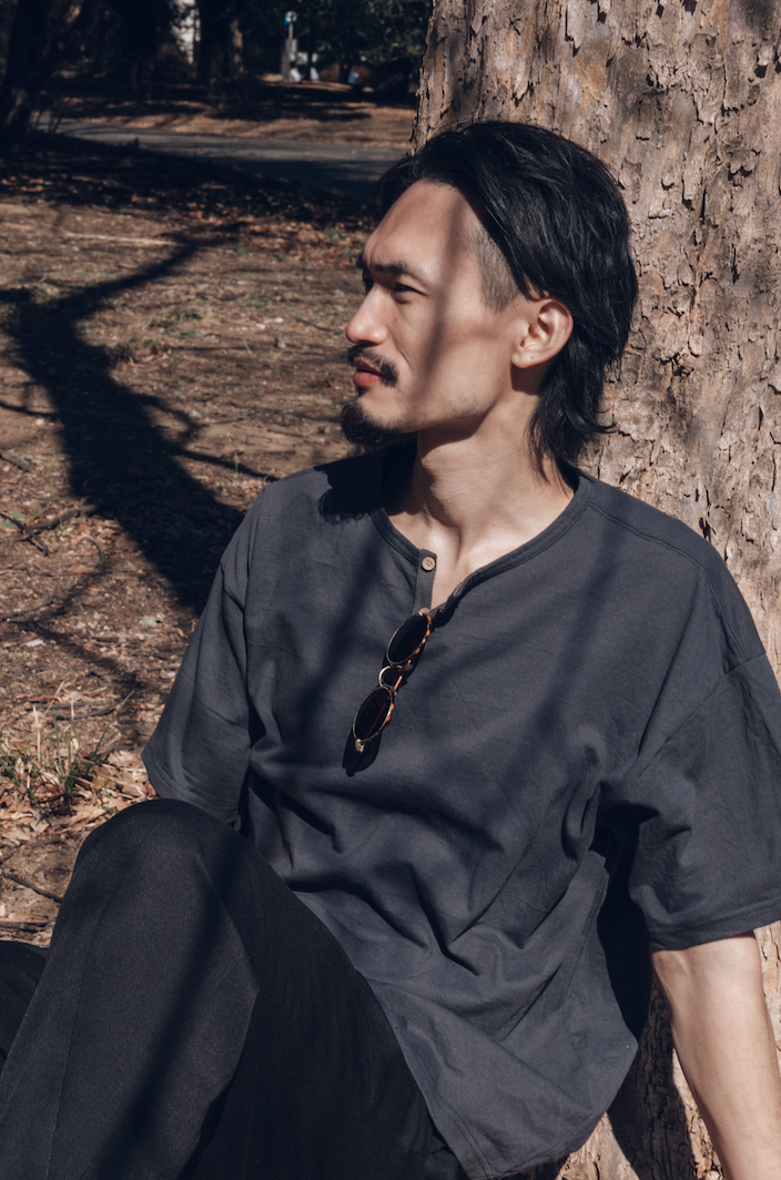 DARU HENRY NECK S/S T - C.GRAY