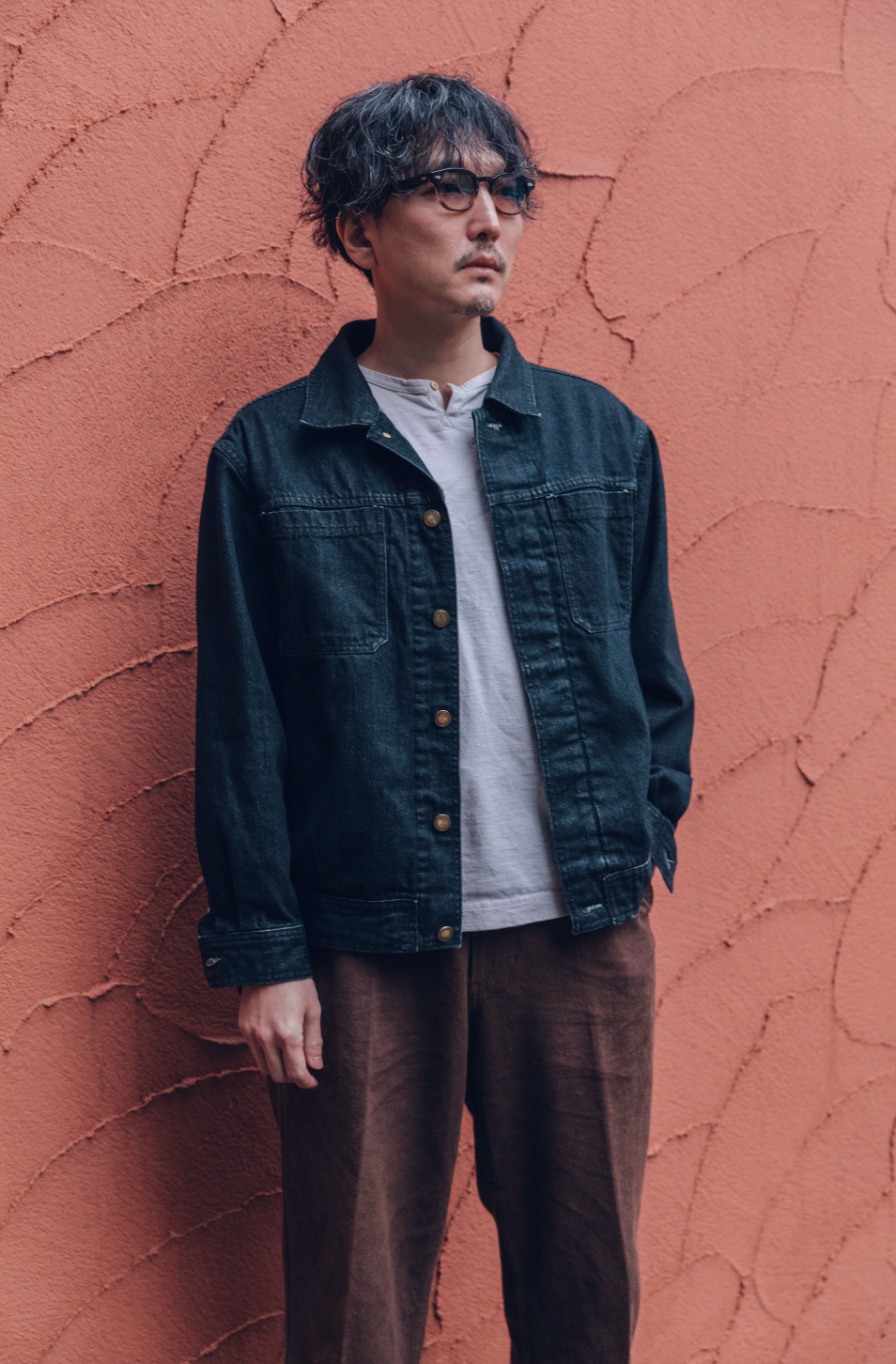 JOURNEY DENIM JACKET-BLACK