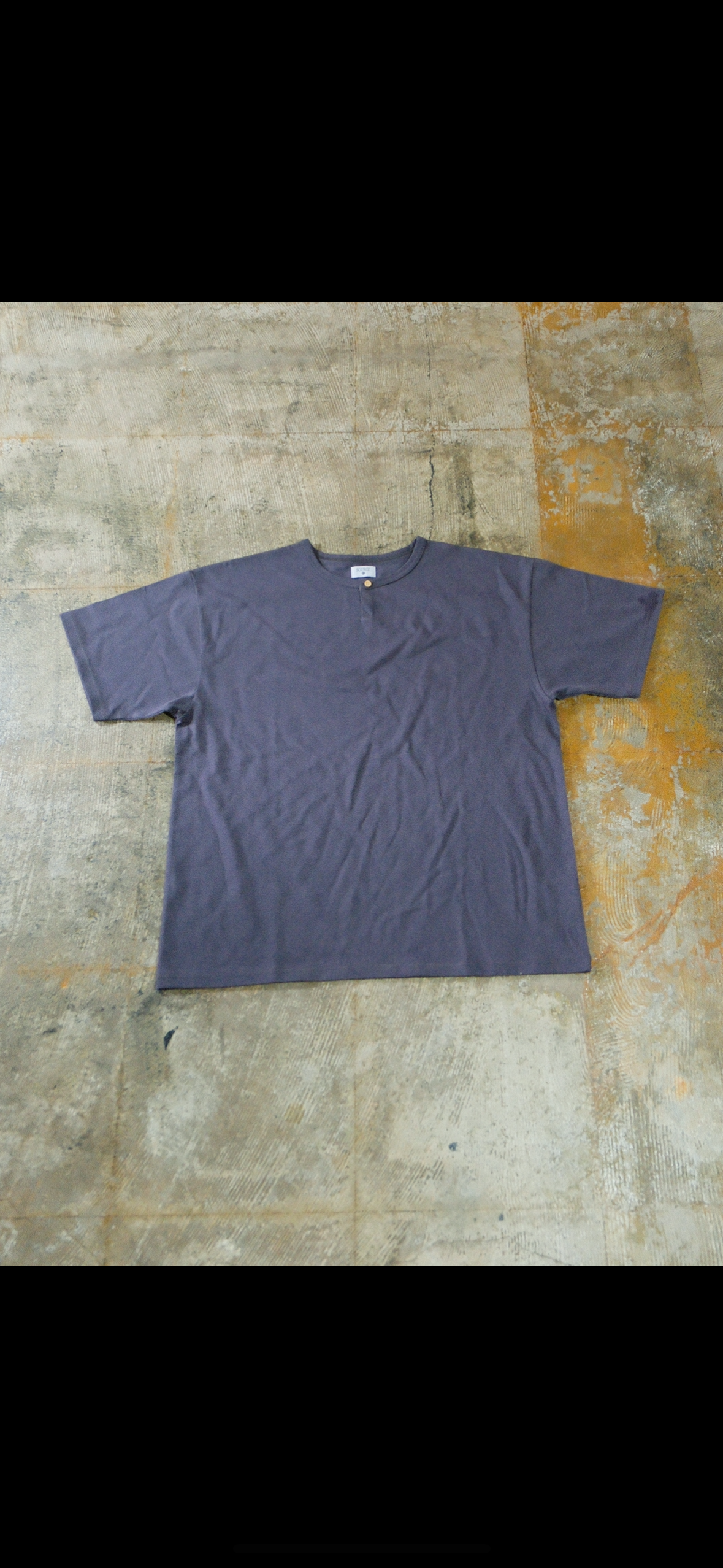 DARU HENRY NECK S/S T - C.GRAY