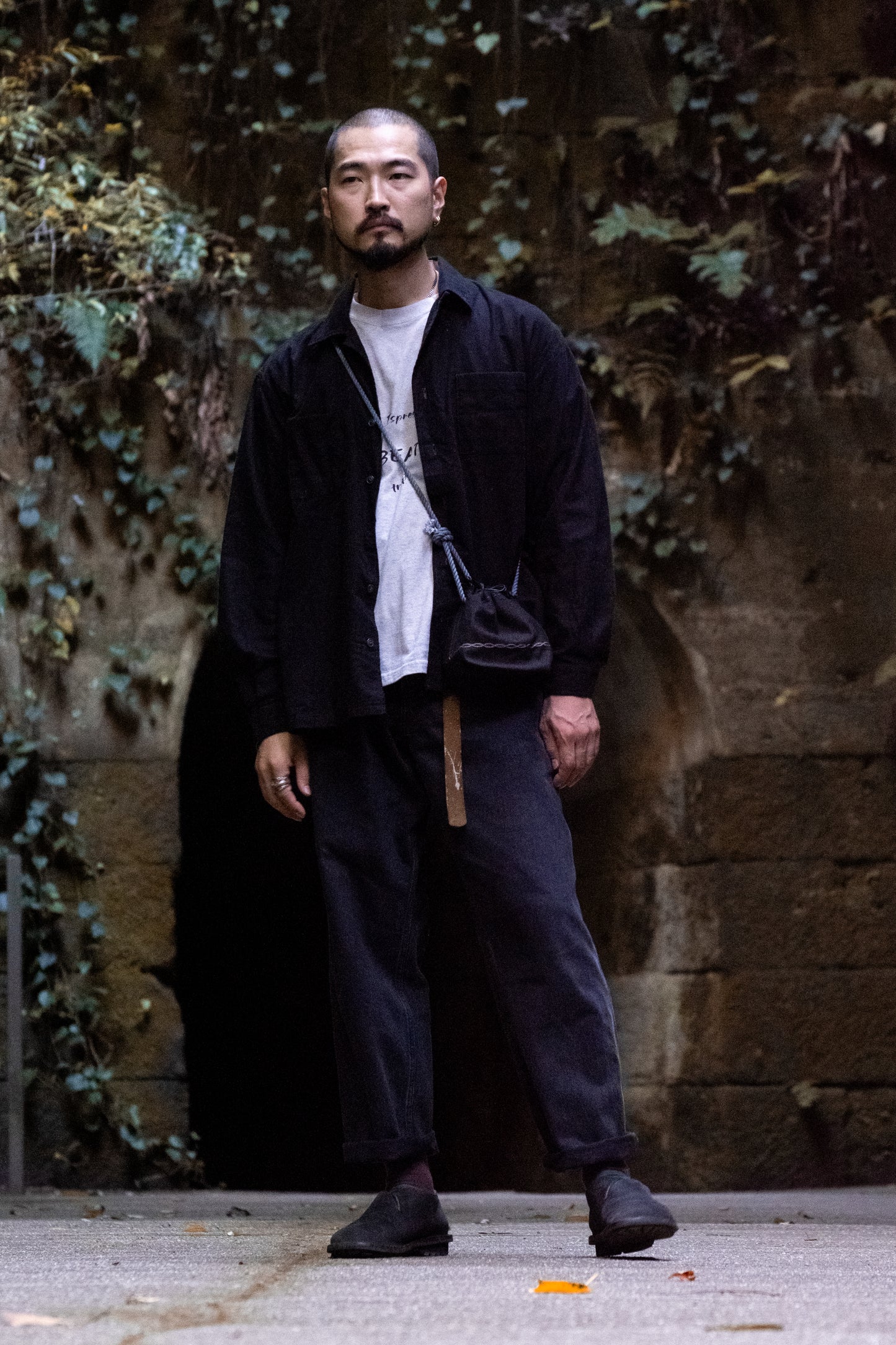 ROAM FLANNEL SHIRT - BLACK