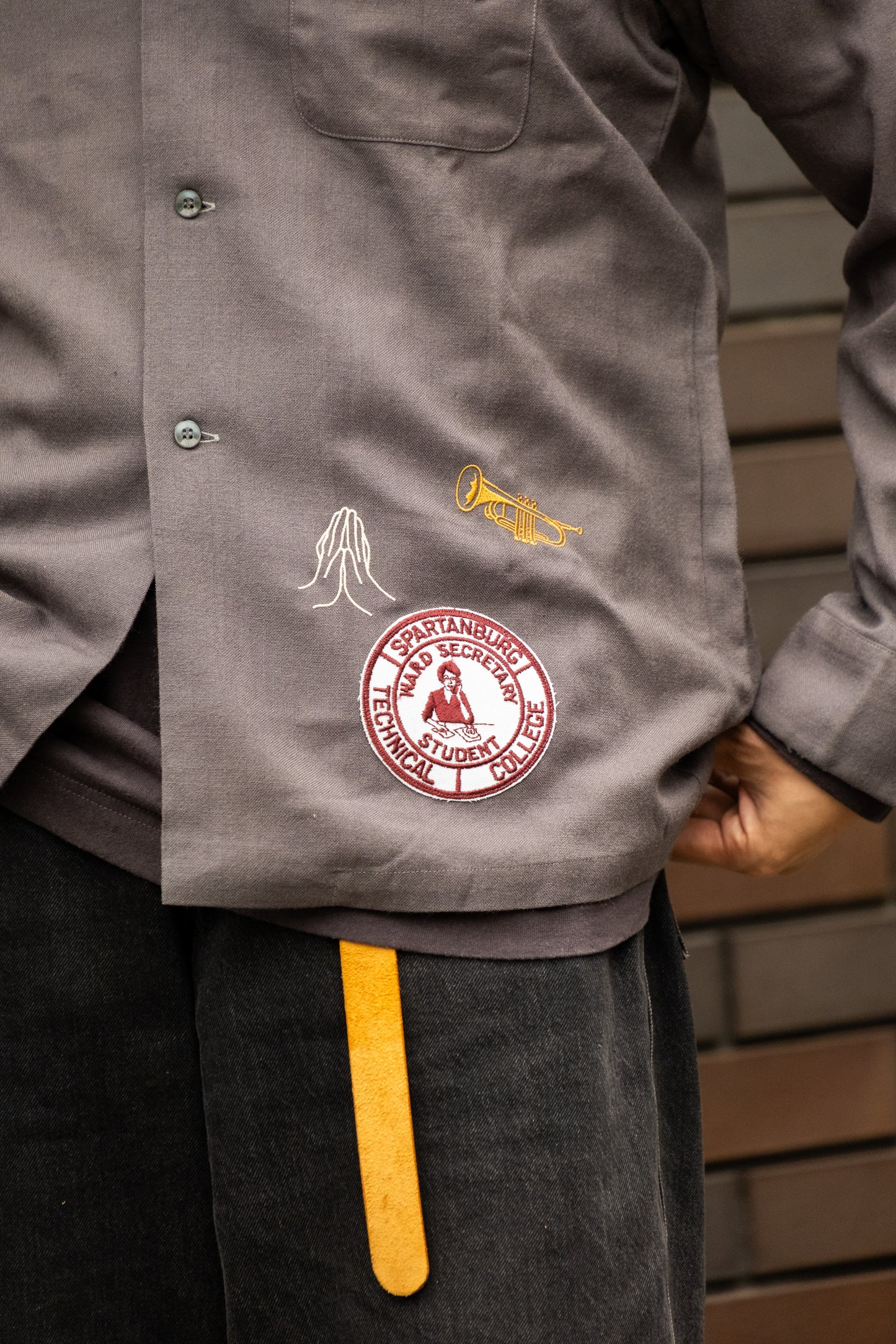 8-90's vintage custom Work shirt
