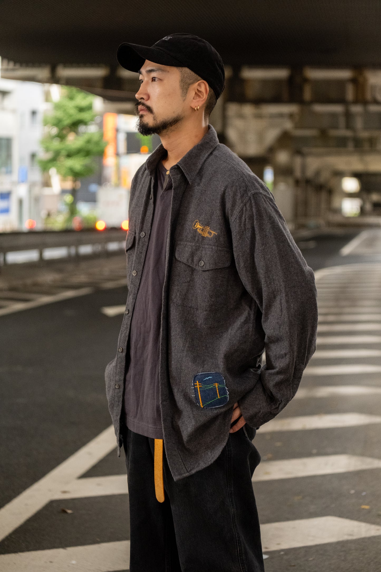 90's-00's vintage custom shirt chamois 1