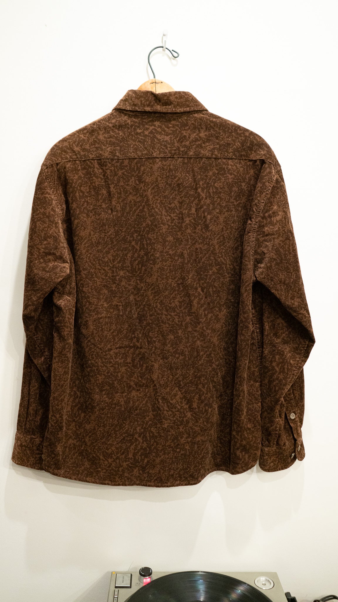 8-90's Camo pattern Corduroy shirt