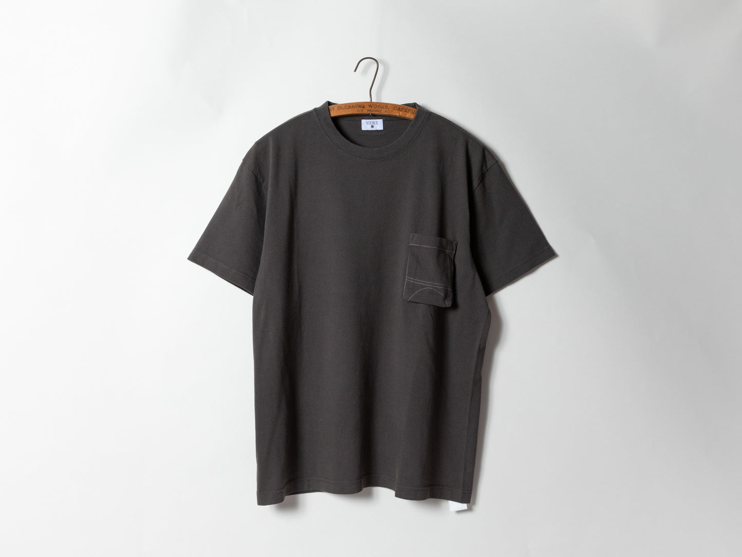 BASIC POCKET T - FADE GRAY