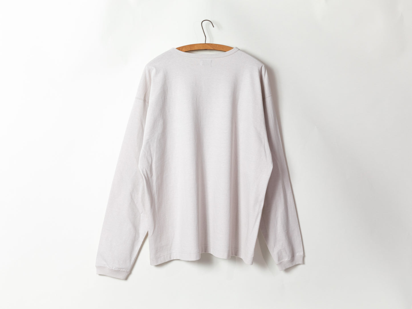 DARU HENRY NECK L/S T - ECRU
