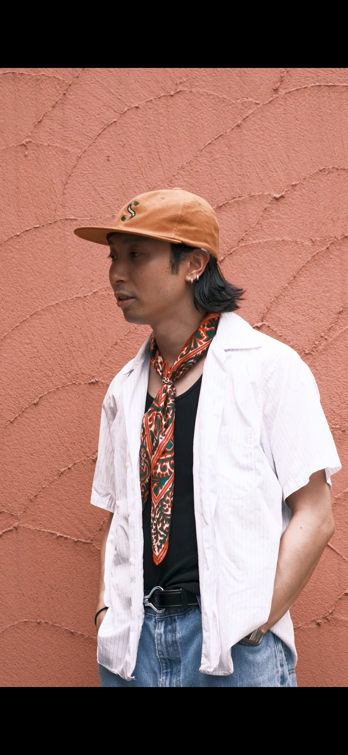 S CAP - ORANGE