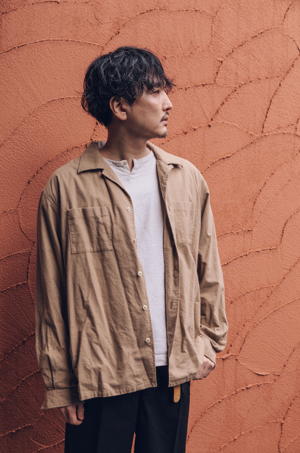 ROAM FLANNEL SHIRT - BEIGE