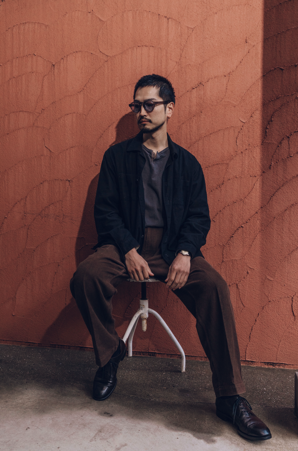 ROAM FLANNEL SHIRT - BLACK