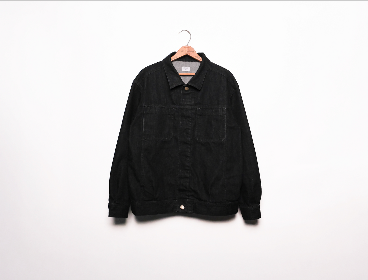 JOURNEY DENIM JACKET-BLACK