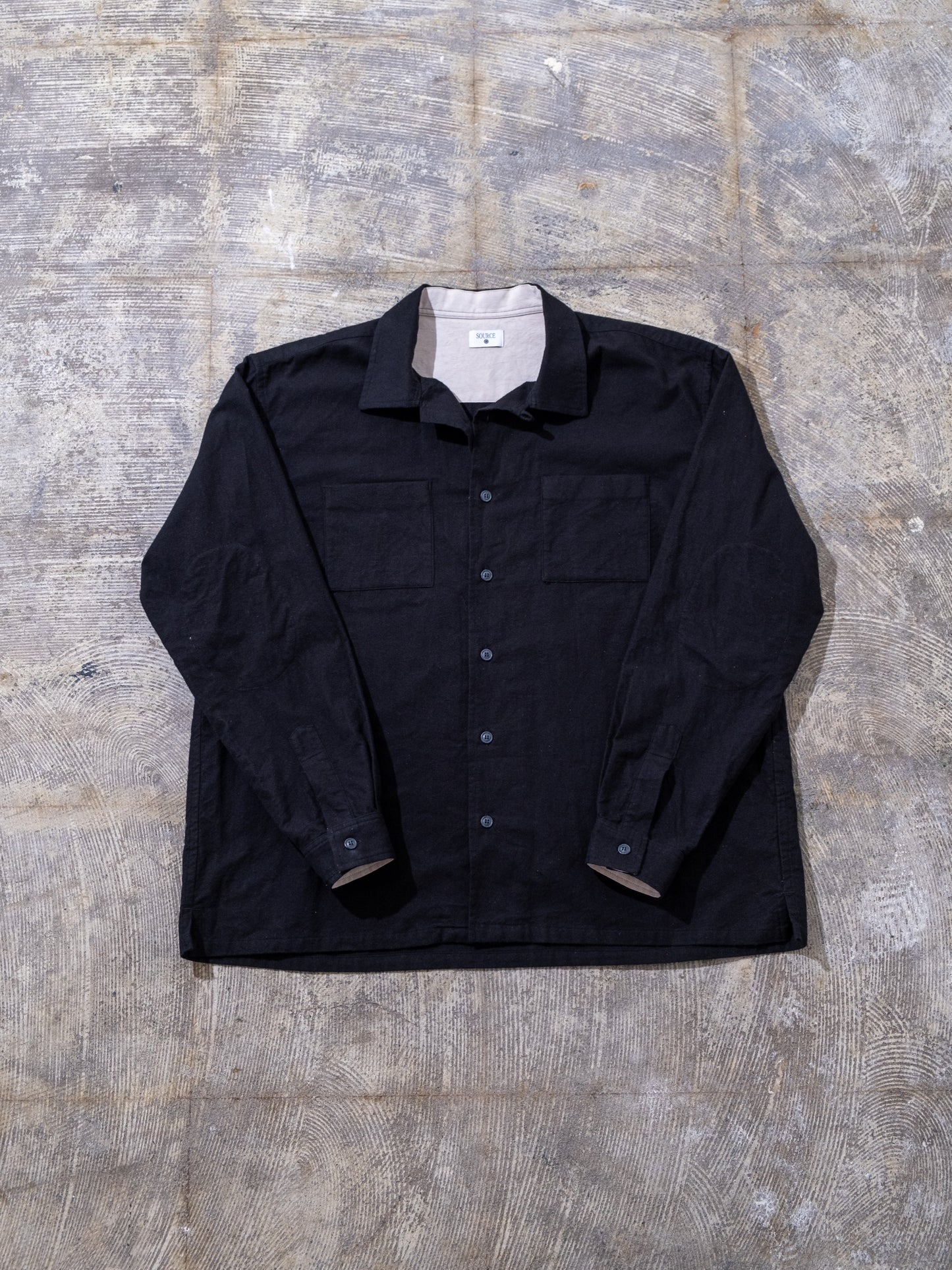 ROAM FLANNEL SHIRT - BLACK