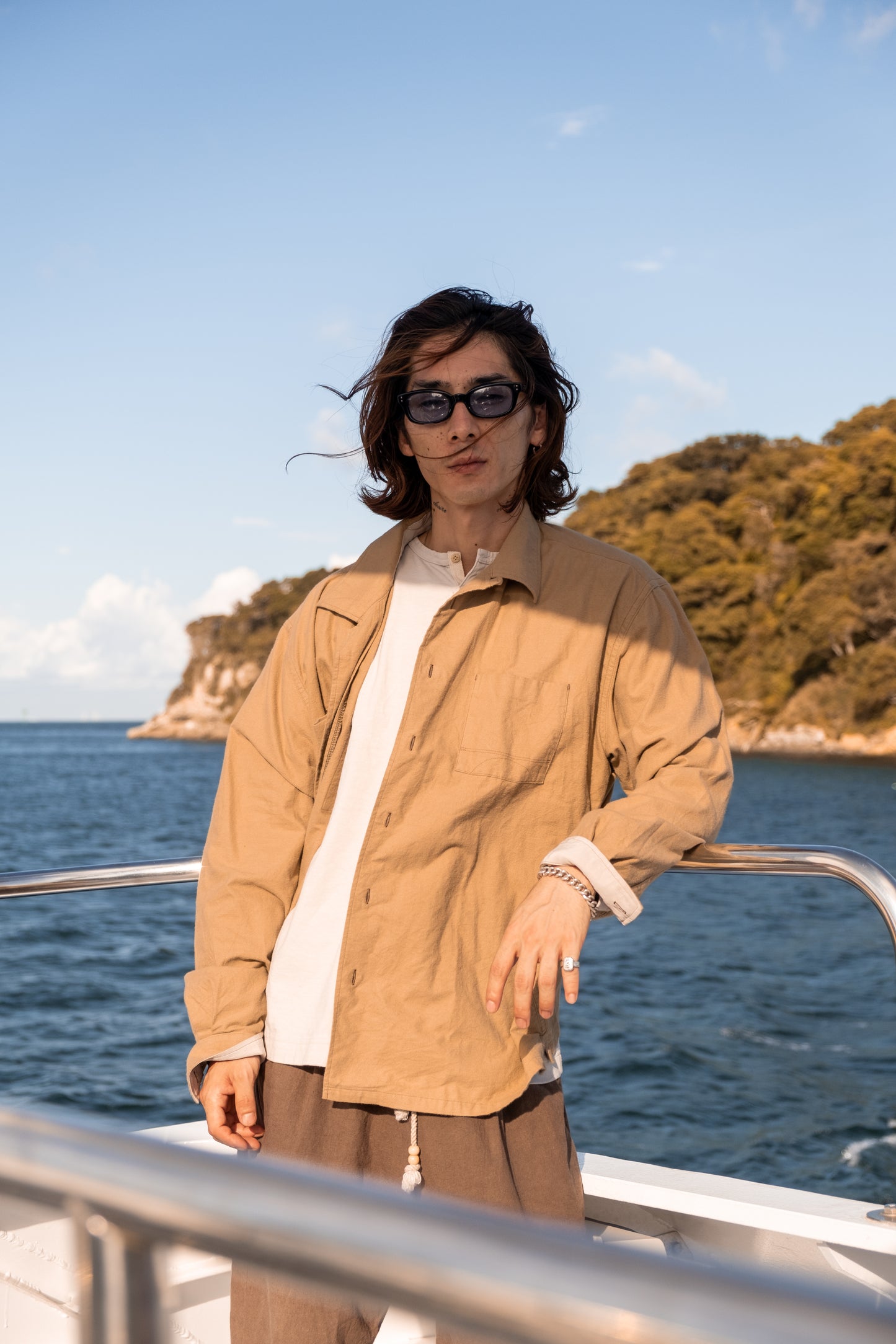 ROAM FLANNEL SHIRT - BEIGE