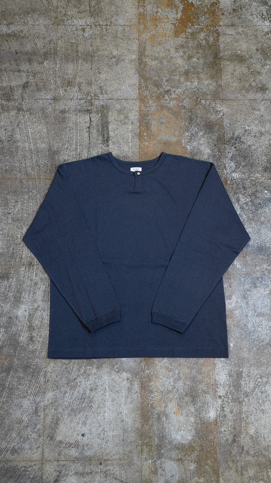 DARU HENRY NECK L/S T - C.GRAY