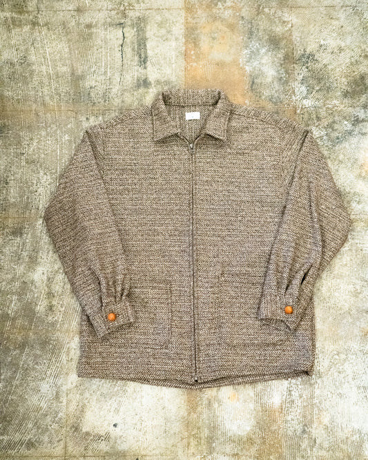 GEORGE TWEED JACKET-BROWN MIX