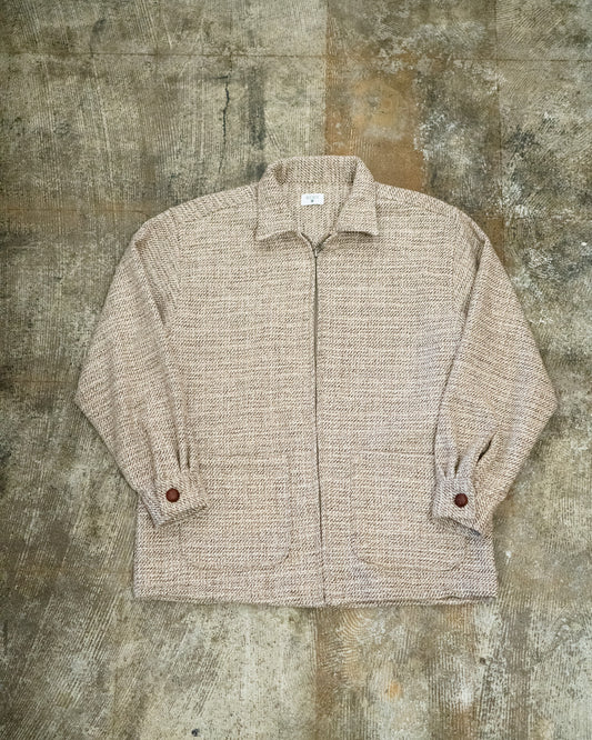 GEORGE TWEED JACKET-BEIGE MIX