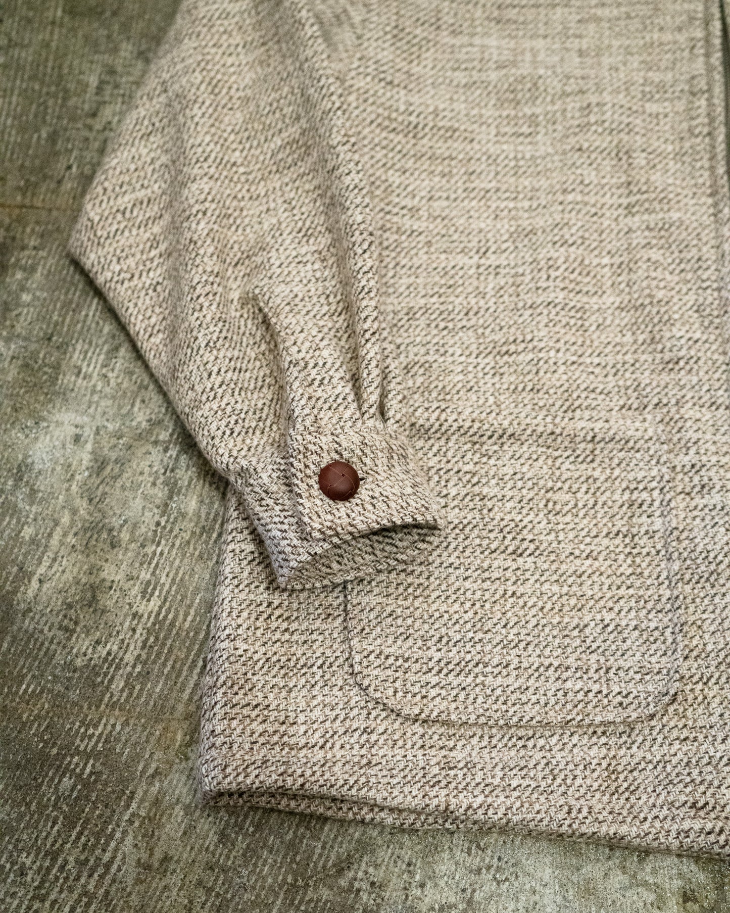 GEORGE TWEED JACKET-BEIGE MIX