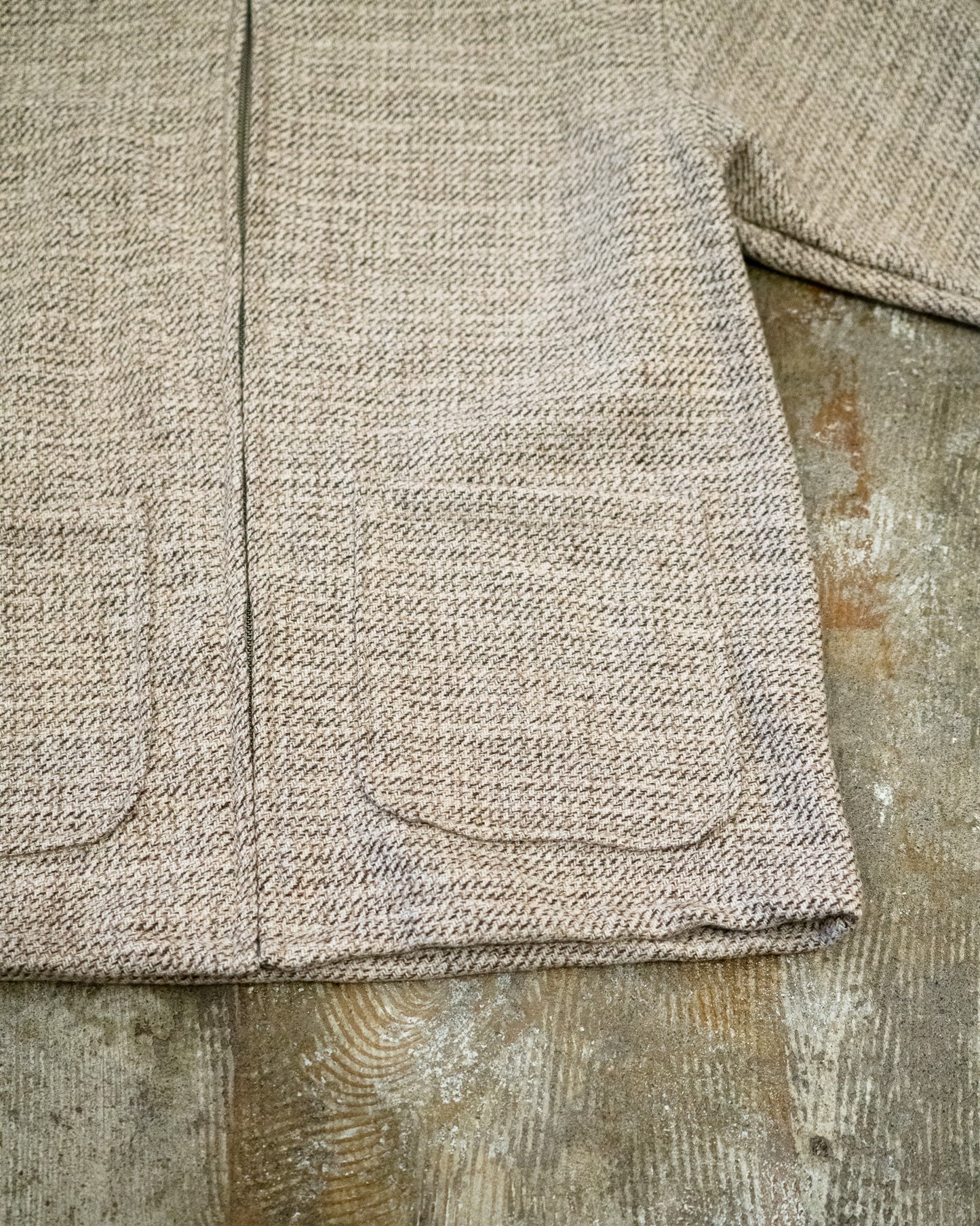 GEORGE TWEED JACKET-BEIGE MIX