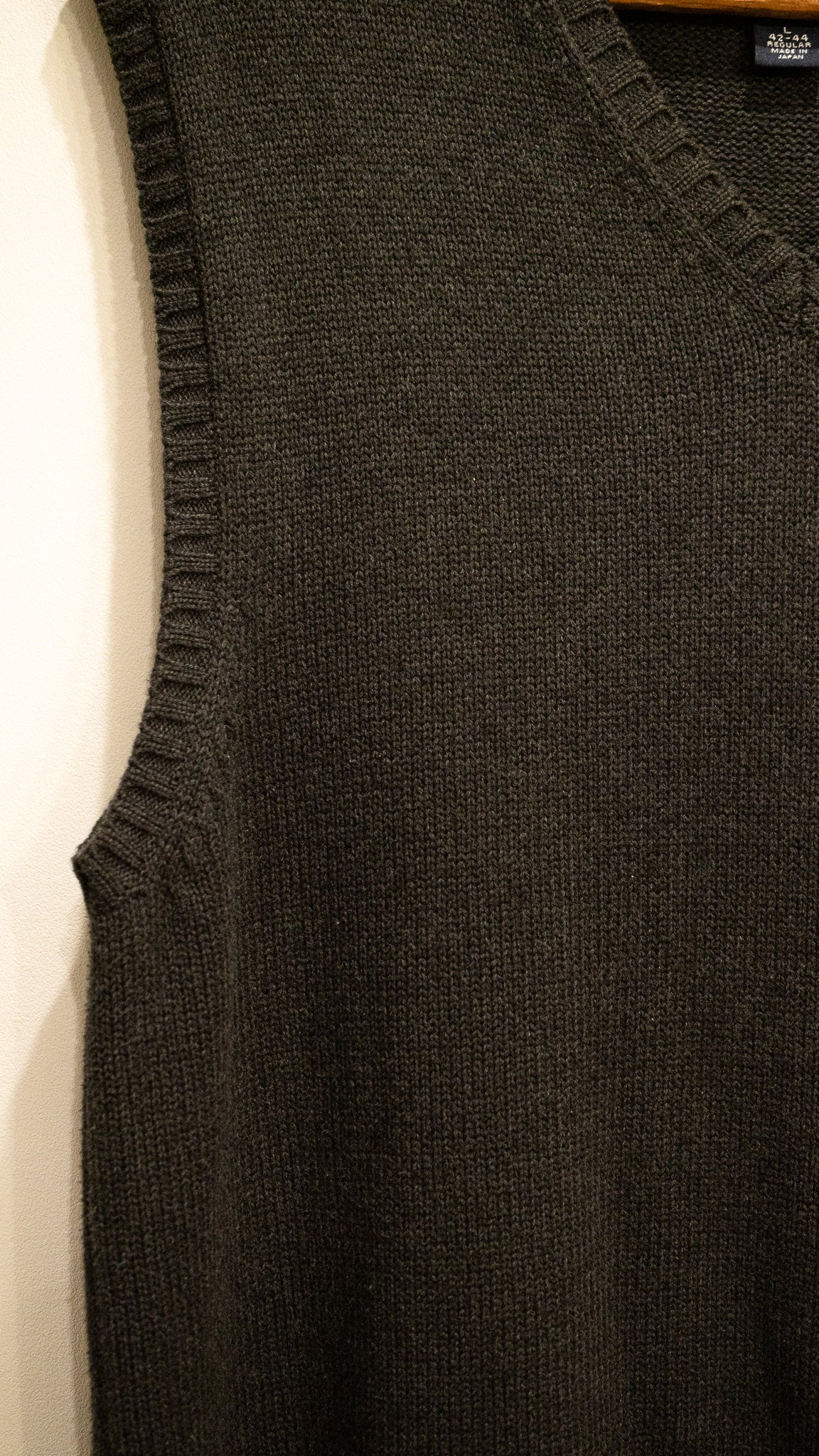 90's　LANDS' END Cotton Knit Vest