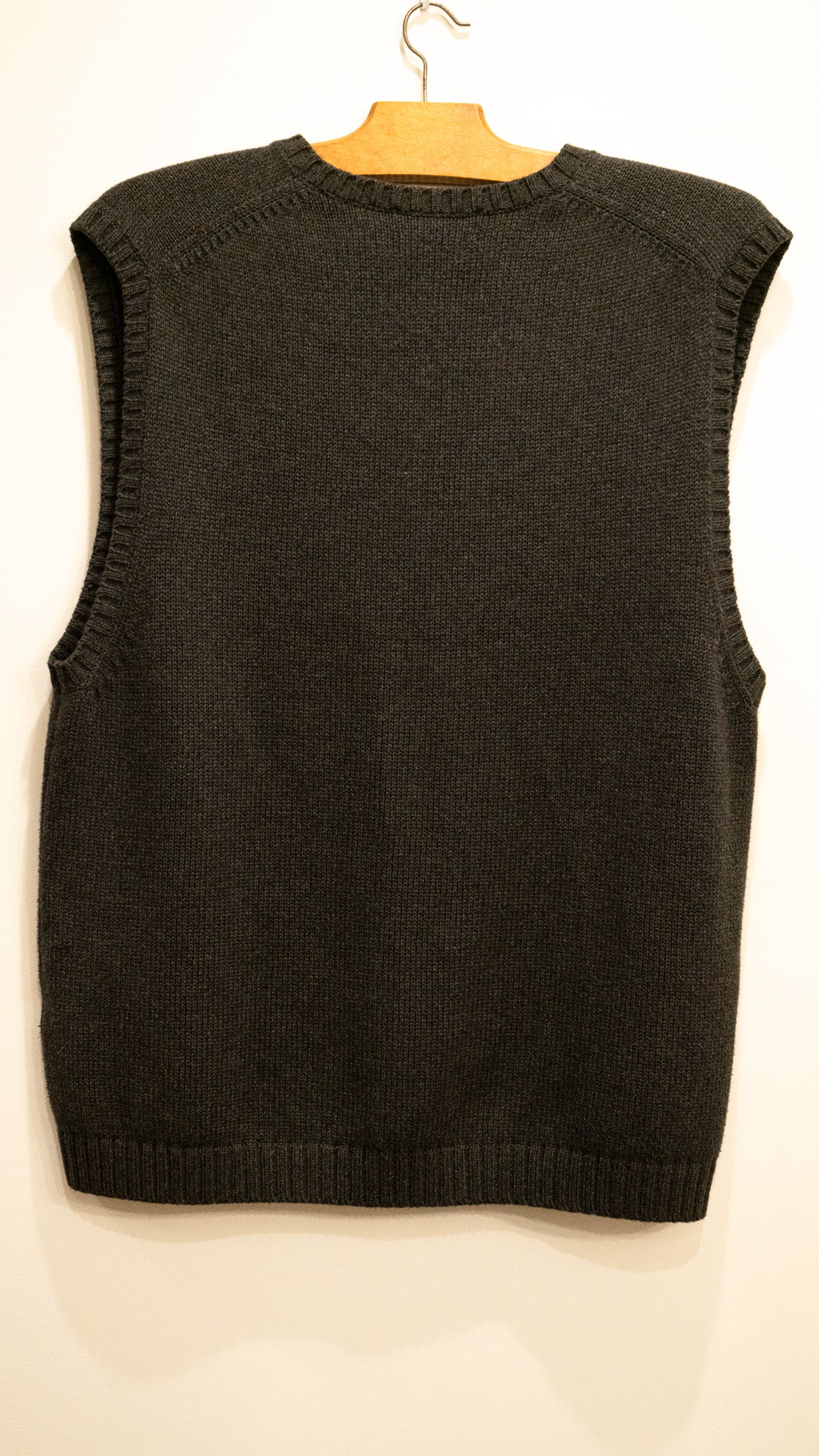 90's　LANDS' END Cotton Knit Vest