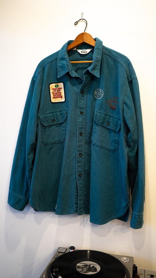 90's  vintage custom  shirt chamois 3