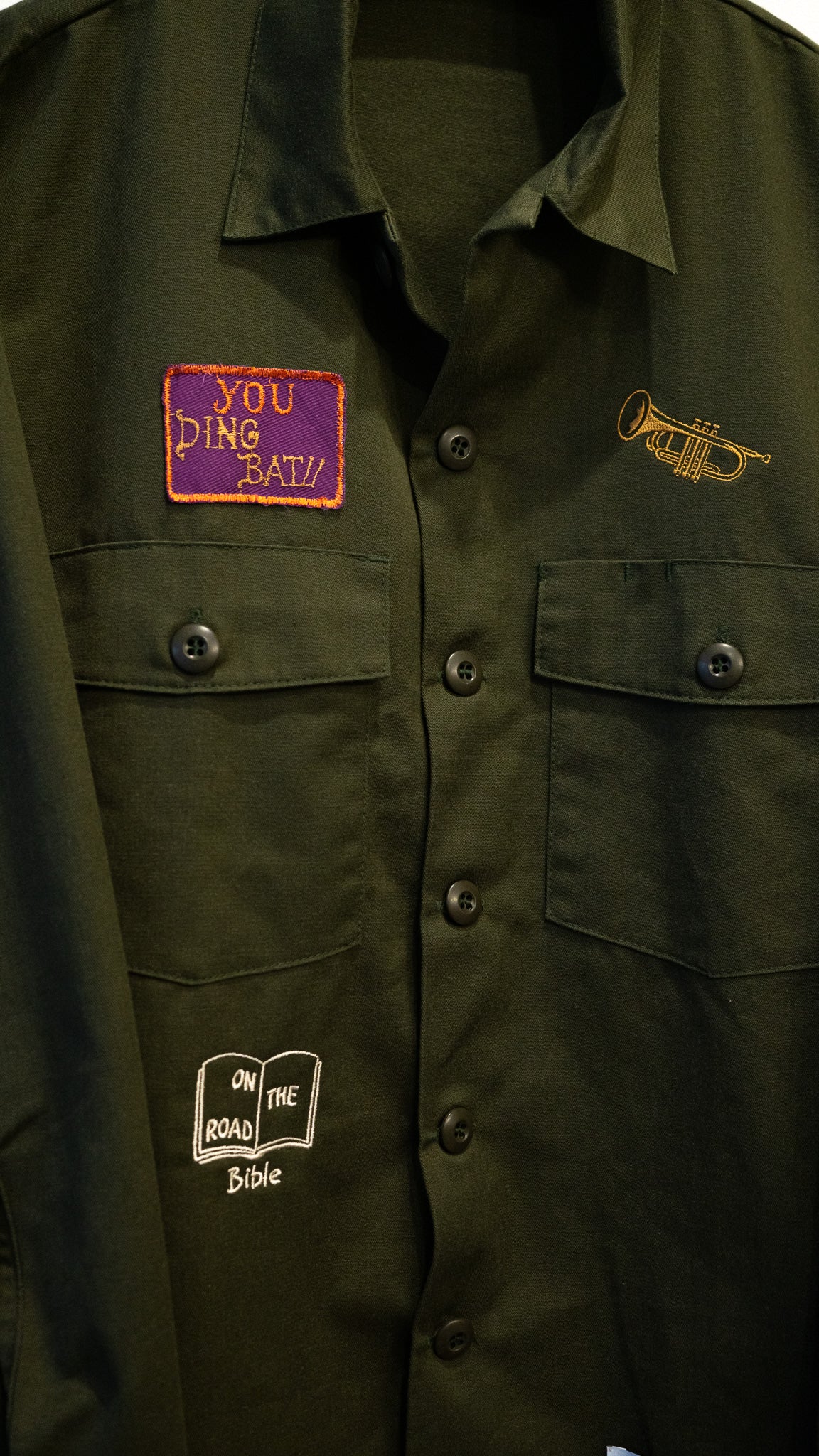 80's  vintage custom  shirt military 1