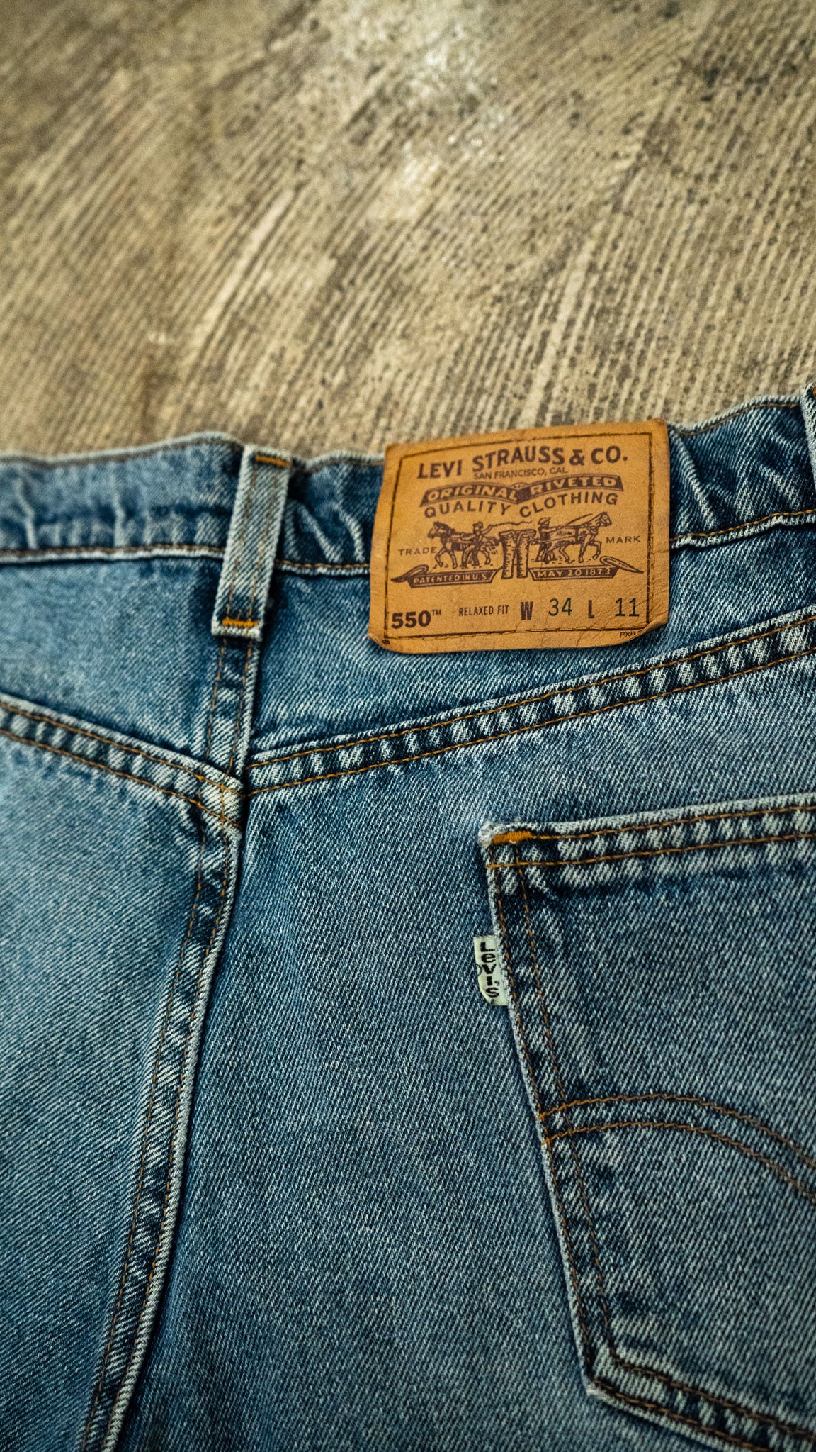 90's Levi's  550 Denim shorts