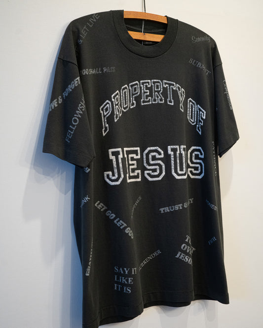 90's JESUS MULTI  PRINT Tshirt