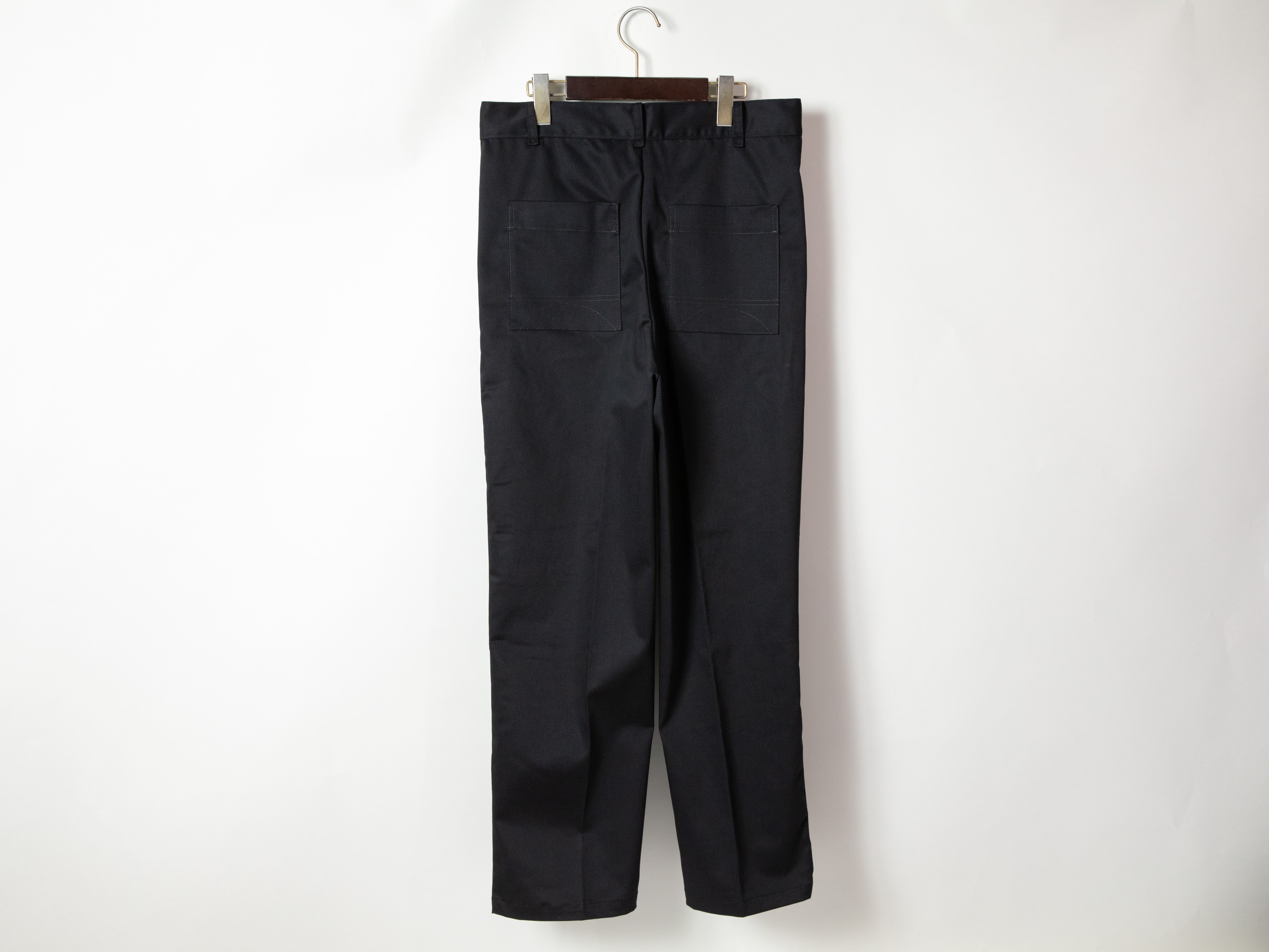BASIC 1 TUCK PANTS-BLACK – SOURCE