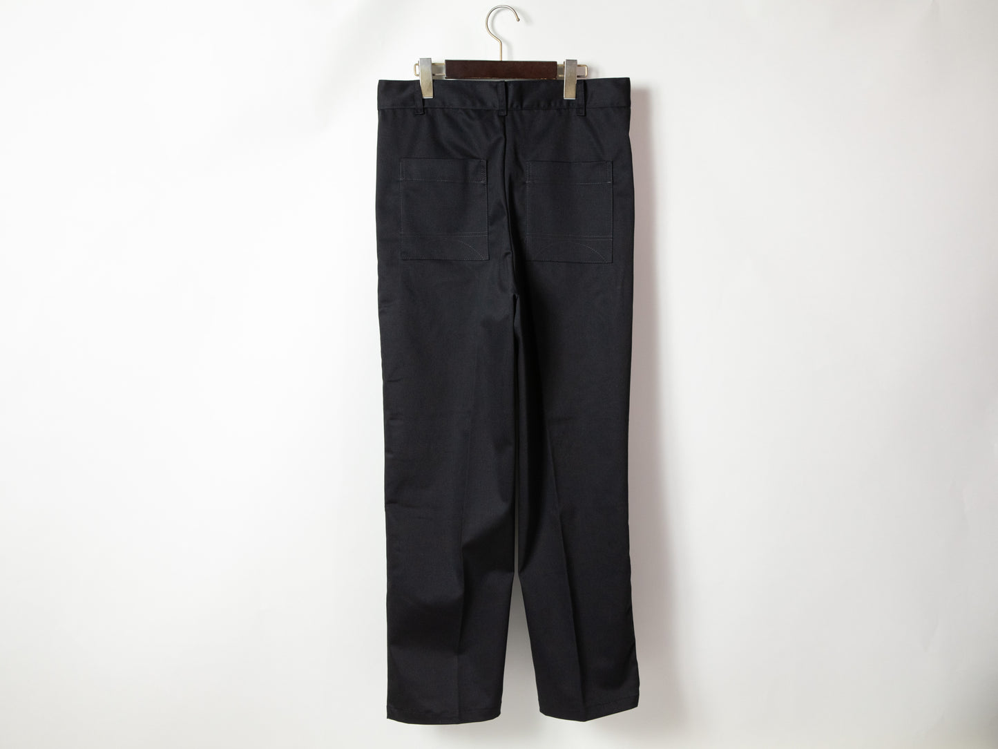 BASIC 1 TUCK PANTS-BLACK