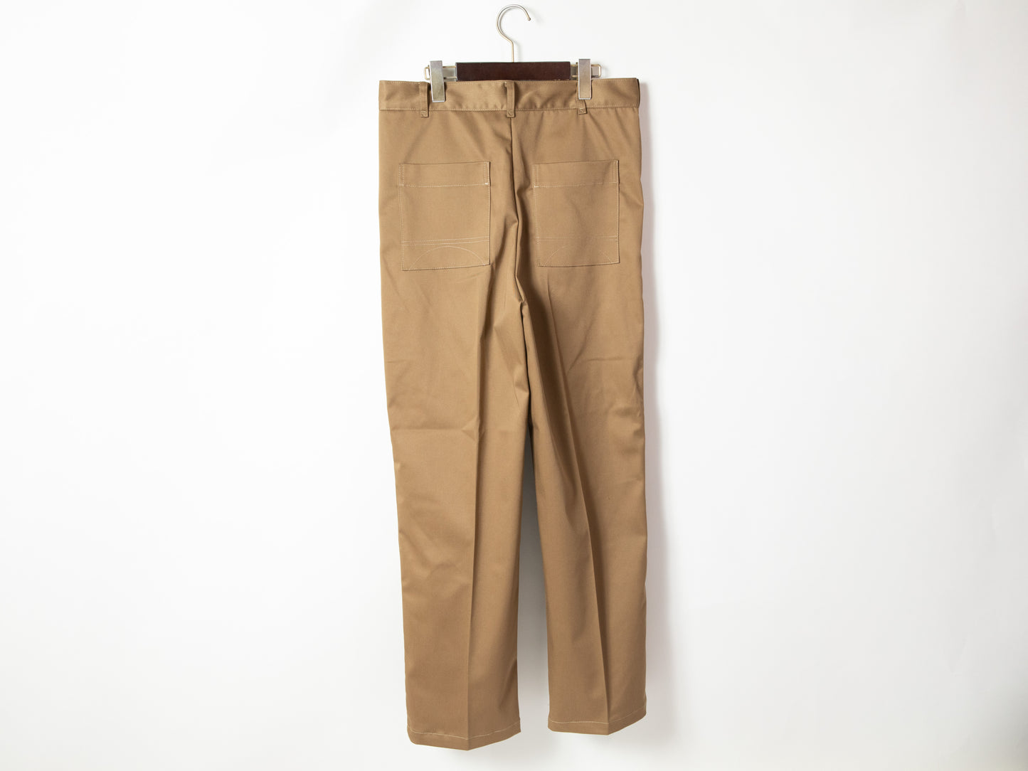 BASIC 1 TUCK PANTS-KHAKI