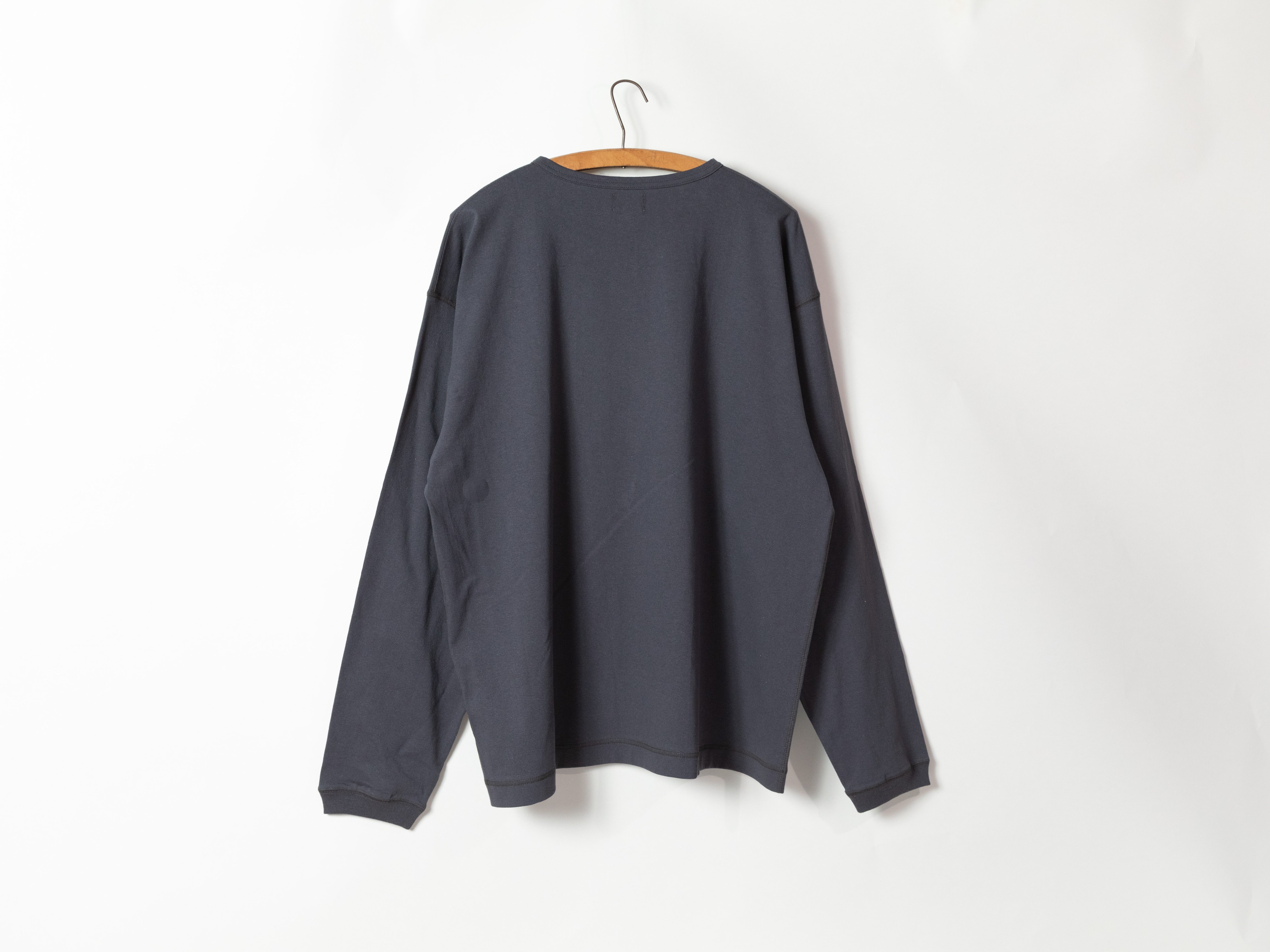 SOURCE DARU ヘンリーネックTシャツ グレー DARU HENRY NECK L/S T - C.GRAY – SOURCE